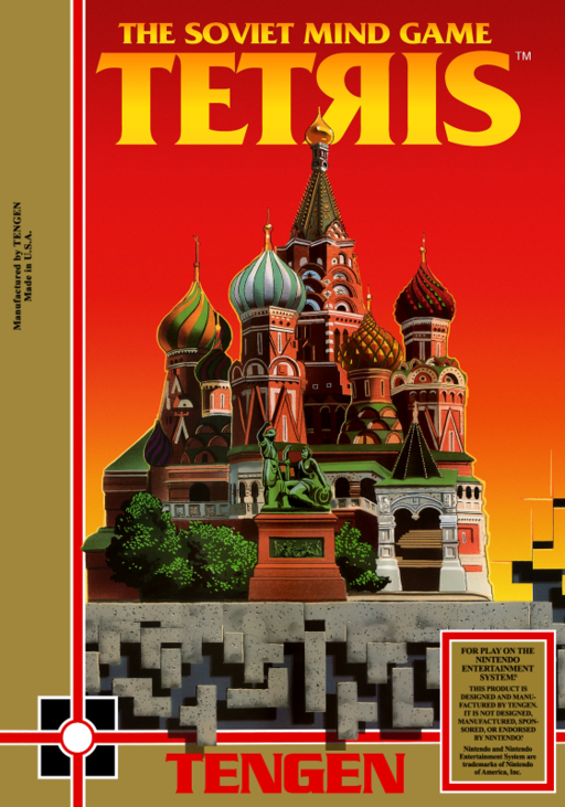 Tetris (USA) (Tengen) (Unl) box art
